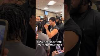 Ryan Garcia Getting DRUNK at Gervonta Davis vs Frank Martin Fight #shorts