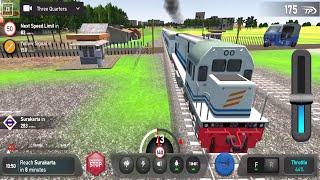 Indonesian Train Sim Game Android Gameplay  New Train Simulator 2024  New Train Game 2024