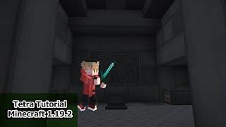 TETRA Tutorial Modded Minecraft - The Basics 1.19.2