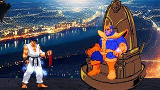 ICE POWER RYU VS THANOS THE MOST EPIC FIGHT EVER