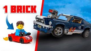 I TESTED 1 vs 1000 Piece LEGO Cars