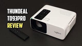 Thundeal TD93Pro In-Depth Review - Best 1080p Android Projector below $200 Better than Wanbo T2 Max