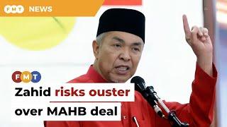 Zahid risks ouster from Umno over MAHB deal says analyst