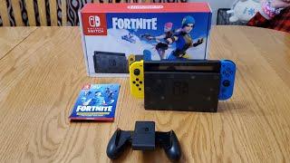 Fortnite Wildcat Bundle Nintendo Switch Console Unboxing And Review Fortnite Nintendo Switch