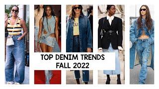 TOP DENIM TRENDS FALL 2022  2022 DENIM TRENDS  DENIM FOR DIFFERENT BODY TYPES HELLO YVONNE