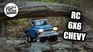 Driving the FMS Chevy Apache 6x6 RTR RC Crawler  Impressive Details and Classic Style