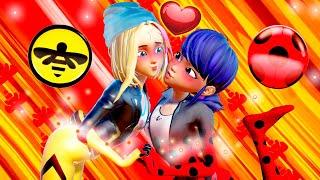 Miraculous Ladybug   Zoe x Marinette DUET TRANSFORMATION +love kiss