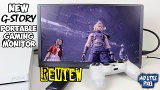 NEW Portable 15.6 G-Story Gaming Monitor Review IPS HDR Touch Screen Free Sync & Remote