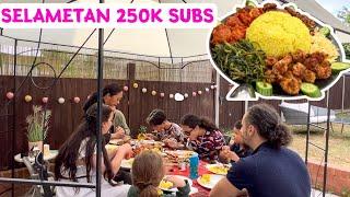 SELAMETAN 250K SUBS BIKIN TUMPENG KUMPLIT  PEMENANG GIVEAWAY‼️