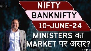 Nifty Prediction and Bank Nifty Analysis for Monday  10 June 24  Bank Nifty Tomorrow