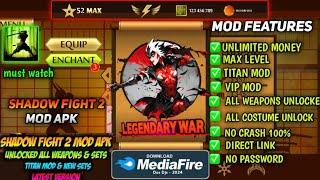 SHADOW FIGHT 2 VIP GOD OF MAGICAL COMPOSITE SWORDS APKMAX LEVELUNLOCKED EVERYTHINGMEDIAFIRE LINK