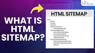 What is an HTML Sitemap & How to Create HTML Sitemap  SEO Tutorial