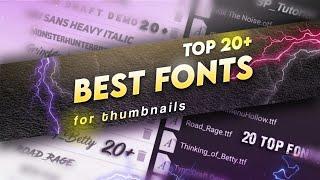 Pixellab Font Download Link  TOP 20 BEST FONTS FOR THUMBNAILS