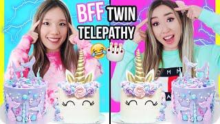 BFF Twin Telepathy  KUCHEN BACKEN 2021 CHALLENGE  Einhorn vs. MEERJUNGFRAU ???