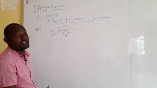 CALCULUS Differentiation LIMITS- INTRODUCTION TO LIMITSLAWS OF LIMITS