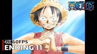 One Piece - Ending 11 【A to Z One Piece Edition】 4K 60FPS Creditless  CC