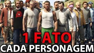 1 FATO SOBRE CADA PERSONAGEM DO GTA 5