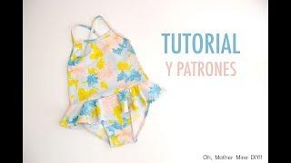 DIY Coser bañador de niñas patrones gratis