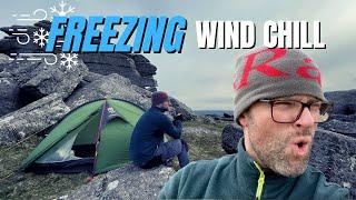 FREEZING WILD CAMP ON DARTMOOR