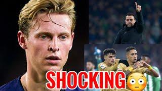 WHAT? SO SHOCKING Hear What De Jong & Raphinha Said After Xavis Surprising Tactic Vs Betis