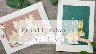 Frühlingshasen Serie von Café Constanze mit Action Block