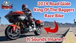 New 2024 Harley Davidson Road Glide King Of The Baggers Race Bikes #cyclefanatix #harleydavidson