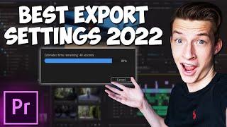 Best Video Export Settings Adobe Premiere Pro CC 2022 For Youtube Videos fast & easy