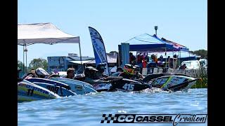 Close racing Vintage stand up jet ski class Bakersfield CA 6-22-24 Wild West Watercross series