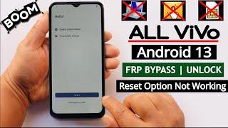 All Vivo Android 13 FRP BypassUnlock Without PC - Reset Not Working - No Pin Lock Sim Card 2024