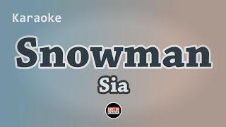 Sia - Snowman Karaoke with Lyrics