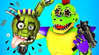 Springtrap vs Pennywise 3 Security Breach Glamrock Animatronics Five Nights At Freddys Animation