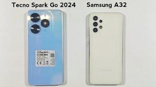 Tecno Spark Go 2024 Vs Samsung A32  Speed Test & Comparison