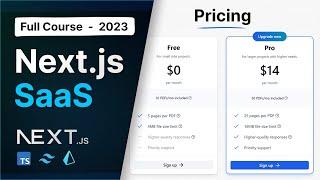 Build a Complete SaaS Platform with Next.js 13 React Prisma tRPC Tailwind  Full Course 2023