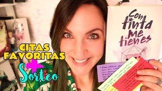 CITAS DE LIBROS FAVORITAS Y SORTEO ESPECIAL  Vero Blabla