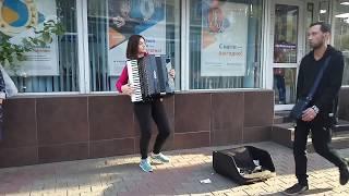 Amazing street accordion music in Russia  2017