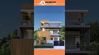 32x45 Feet House Elevation Design  3d #elevation #trending #shorts #architecture #archbytes