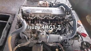 Isuzu NPR71 4HG1-T 4.6-liter Turbocharged Diesel Engine Start Up