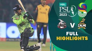 Full Highlights  Lahore Qalandars vs Peshawar Zalmi  Match 33  HBL PSL 8  MI2T