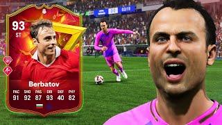 93 Golazo Hero Berbatov is actually INSANE.. With a mad PlayStyle+ combo