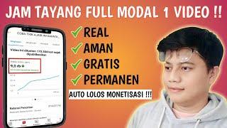 JAM TAYANG FULL  Cara Mendapatkan 4000 Jam Tayang Youtube - TANPA APLIKASI TAMBAHAN 