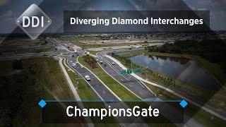 I-4 Beyond the Ultimate Intercambio de Diamantes Divergente en ChampionsGate