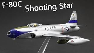 No Airbrush? No Problem Airfix F-80C Shooting Star in 172 Scale - Plastic Model Kit Build & Review