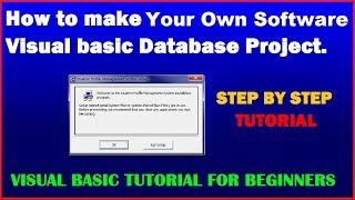 Visual Basic Tutorial  How to Make setup file for your software  Visual Basic Database Application