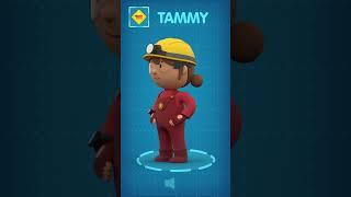 Tammy and her tunnelling machine  Carls Rescue Crew #shorts #carlsrescuecrew #kidsvideo