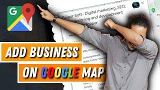 How to add a business on Google maps  Google My Business tutorial 2022  Add shop location on maps