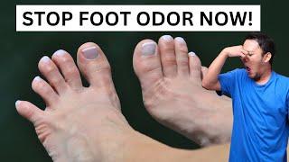 4 WAYS to STOP FOOT ODOR FAST