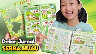 Aqilla Borong Sticker Lucu dan Dekorasi Jurnal Serba Warna Hijau - Part 1  Aqillas Diary