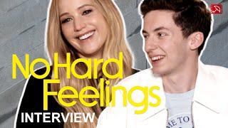 Jennifer Lawrence & Andrew Barth Feldman NO HARD FEELINGS Interview 2023