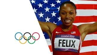 Allyson Felix Wins Womens 200m Gold - London 2012 Olympics