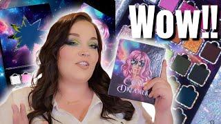 Ensley Reign Cosmic Dreamer palette  2 Looks + Swatches  #indiemakeup #newmakeupreleases